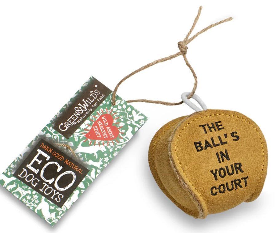 Green and Wild’s ~ The Ball’s in Your Court ~ Eco Dog Toy