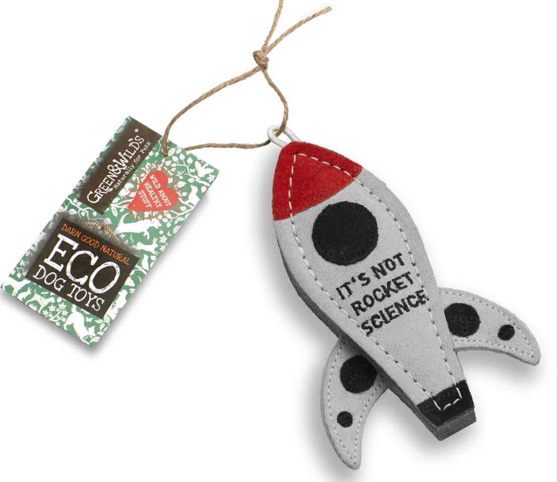 Green & Wild’s ~ It’s Not Rocket Science ~ Eco Dog Toy