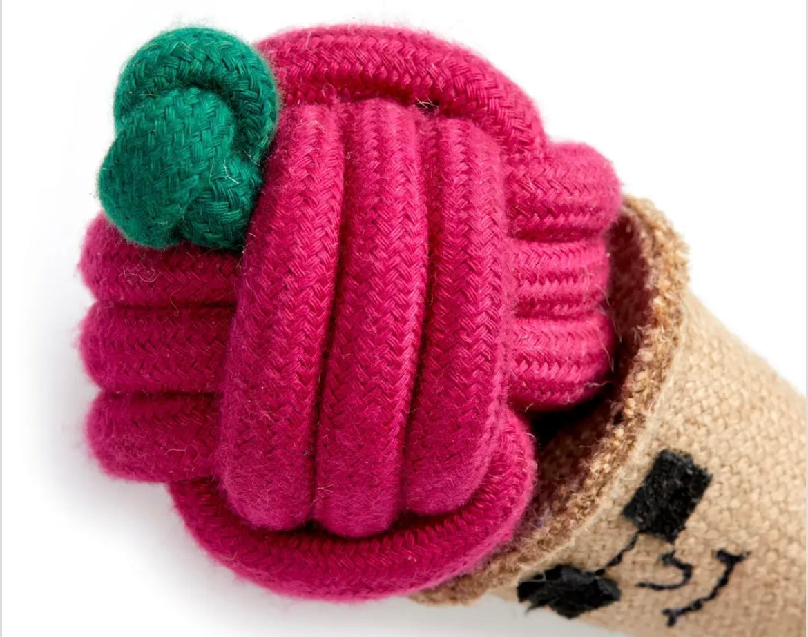 Green & Wild’s~Connie The Cornet~Eco Dog Toy