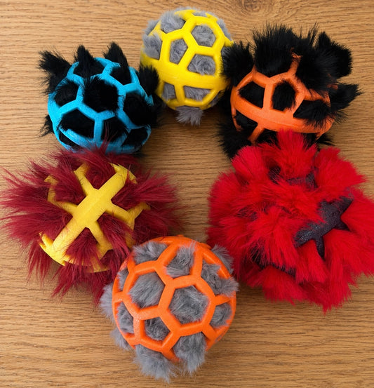 Faux Fur Cage Ball