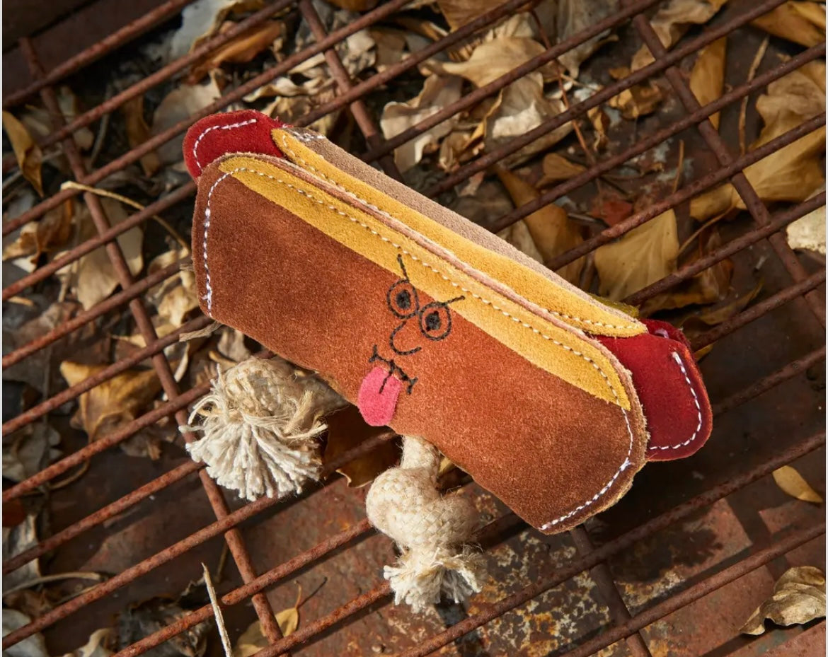 Green & Wild’s~Harry The Hotdog~Eco Dog Toy