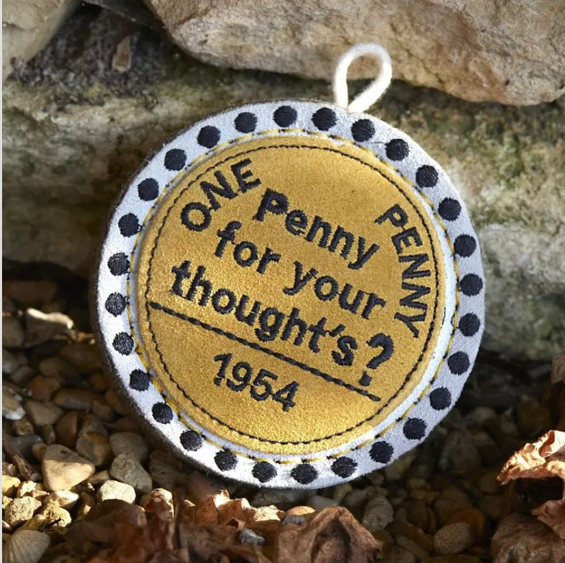 Green & Wild’s~Penny For Your Thoughts~Eco Dog Toy