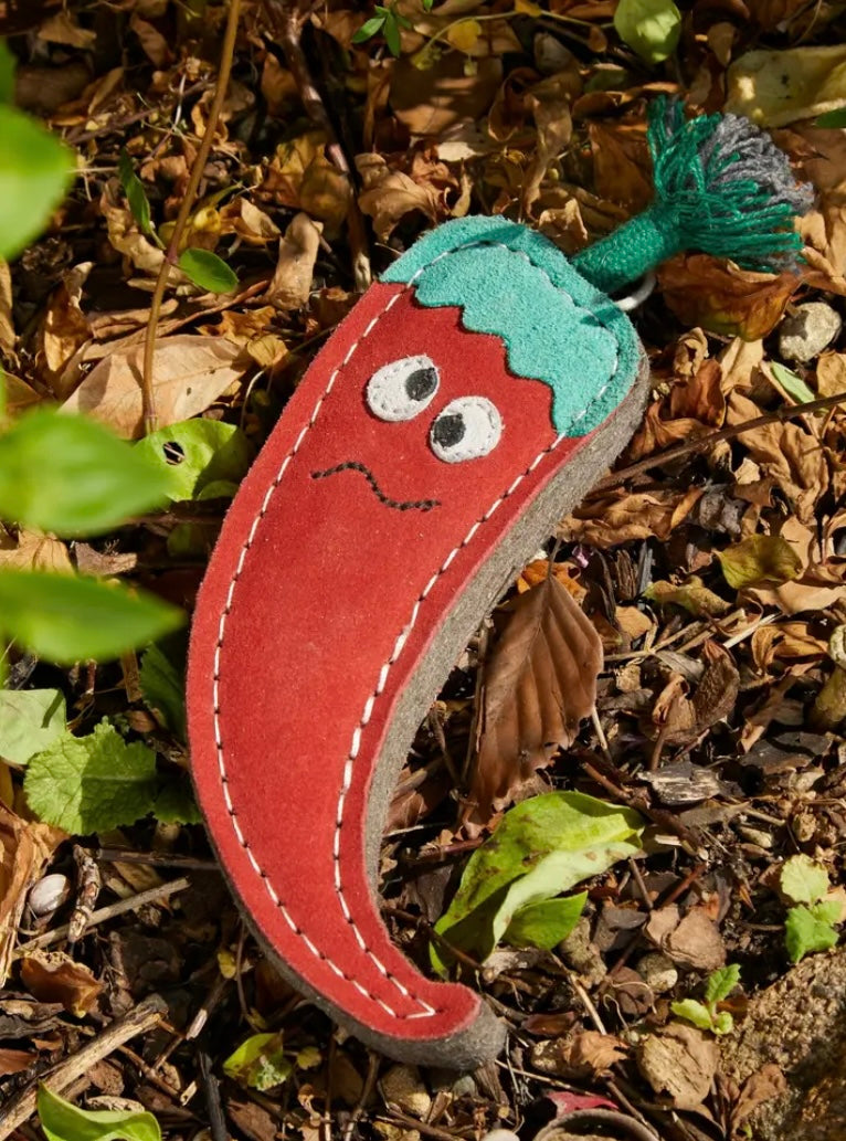 Green & Wild’s~Chad The Red Hot Chilli Pepper~Eco Dog Toy