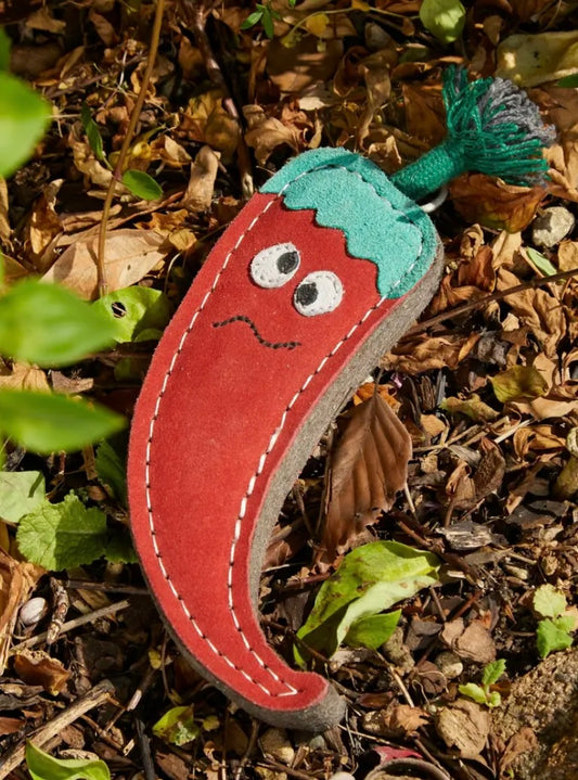 Green & Wild’s~Chad The Red Hot Chilli Pepper~Eco Dog Toy