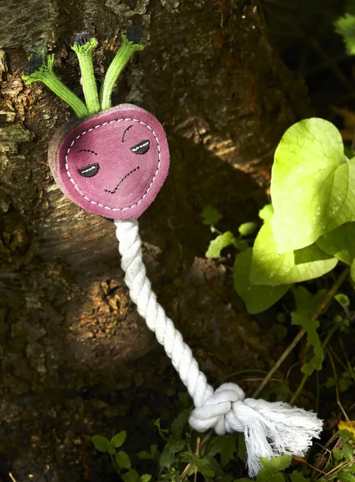 Green & Wild’s~Ruby The Radish~Eco Dog Toy