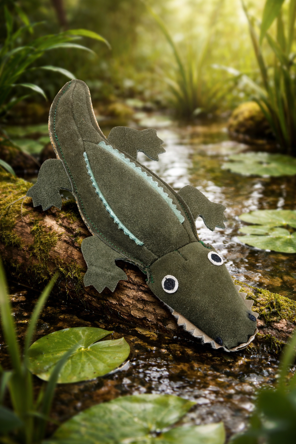 Green & Wild’s~Colin The Crocodile ~ Eco Dog Toy