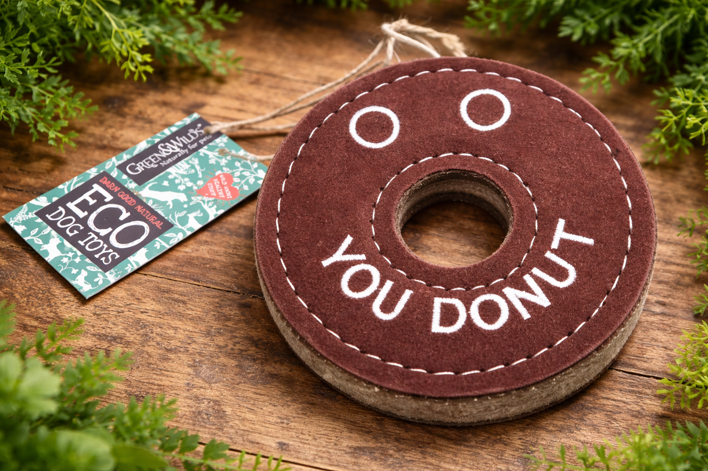 Green & Wild’s ~Derrick The Donut ~Eco Dog Toy